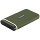 Transcend ESD380C 2 TB External SSD hard drive USB-C®, USB type A Green TS2TESD380C