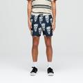 Stance Complex Athletic Short 5" Black White / S