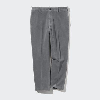Uniqlo - Cotton Smart Corduroy Ankle Length Trousers - Gray - S