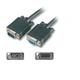 Ex-Pro Premium Black SVGA VGA Plug - Socket (P-S) Male to Female Monitor / Projectors / LCD Cable HD15 Pin Cable Lead - 10m