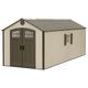 Lifetime Plastic Desert Outdoor Storage Shed - 8 x 20ft