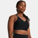 Women's Under Armour Infinity 2.0 High Zip Sports Bra Black / White XS A-C