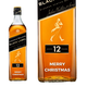 Johnnie Walker Black Label 12 YO Blended Scotch Whisky 70cl 40% wine " Merry Christmas "