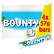 Bounty Coconut & Milk Chocolate Snack Bars Multipack 57g (Pack of 4)