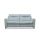 G Plan - Arlo 3 Seater Fabric Sofa - No Recliner - Arola Sky with Walnut Feet