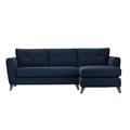 The Lounge Co. - Hermione Fabric Right Hand Facing Corner Sofa with Chaise End - Damson Jam