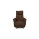 Designer Chair Collection Dusseldorf Fabric Power Recliner Swivel Chair - Dark Chocolate