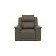 Utah Leather Power Recliner Chair with Power Headrest and Power Lumbar - Natural Olive