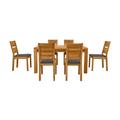 Bakerloo Small Extending Table and 6 Chairs Dining Set