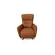 Designer Chair Collection Le Mans HW Leather Dual Power Recliner Swivel Chair - Pecan Brown
