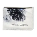 Alexander McQueen, Accessories, female, Beige, ONE Size, Frayed Cashmere Scarf Ivory Flower Print