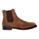 Tod's, Shoes, male, Brown, 5 UK, Leather Suede Ankle Boot with Elastic - Made in Italy