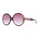 Scotch & Soda, Accessories, female, Multicolor, ONE Size, Womens Brown Round Sunglasses with Gradient Lenses