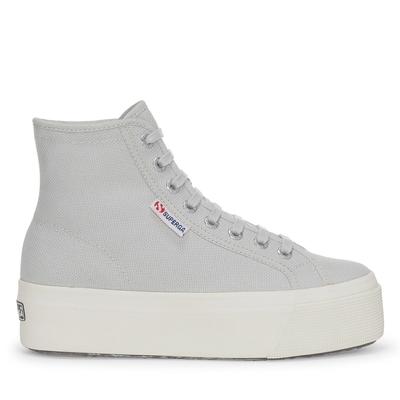 Superga 2708 Hi Top - Grey Silver/f Avorio Trainers