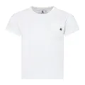 Petit Bateau, Kids, unisex, White, 4 Y, White Cotton Pocket T-Shirt