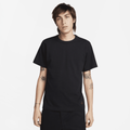 Nike Life Men's Short-Sleeve Knit Top - Black - Cotton