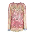 Missoni, Tops, female, Multicolor, XS, Multicolor Short Cover Up