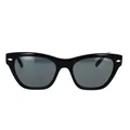 Vogue, Accessories, female, Black, 51 MM, Cat-eye Sunglasses in Black with Dark Grey Lenses