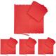 Floor Mat, 32 Protective Mats For Sports & Fitness Equipment, Bordered, eva, Surface 12m², 60 x 60 cm, Red - Relaxdays