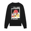 Filling Pieces, Sweatshirts & Hoodies, unisex, Black, XS, Sweatshirt Sunset Black