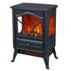 Neo Electric Fire Heater Realistic Flame Effect – Black