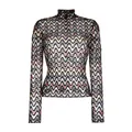 Missoni, Tops, female, Multicolor, XS, MultiColour Zigzag Jumper