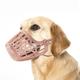 Dog Muzzle, Basket Cage Muzzle for Small, Medium, Large Dogs to Stop Barking, Biting and Chewing off-white 2