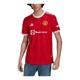 Men's adidas Alphabet Printing Short Sleeve Soccer/Football Jersey AU Player Edition Manchester United Home Red T-Shirt