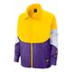 Nike NBA Lakers Basketball Sports Contrasting Colors Woven Jacket Yellow