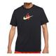 Men's Nike Funny Printing Short Sleeve Black T-Shirt