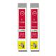 2 Magenta Ink Cartridges to replace Epson T0713 Compatible/non-OEM from Go Inks