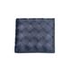 Men's Blue Plaited Navy Leather Card Wallet Vida Vida