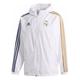 adidas Real Windbreakr Silk Screen Real Madrid Soccer/Football Sports Jacket White