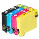 1 Set of 4 Ink Cartridges to replace Epson T1285 Compatible/non-OEM from Go Inks (4 Inks) Black/Cyan/Magenta