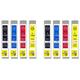 2 Set of 4 Ink Cartridges to replace Epson T0715 Compatible/non-OEM from Go Inks (8 Inks) Black/Cyan/Magenta