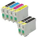 Compatible Multipack Epson Stylus DX9400F Printer Ink Cartridges (6 Pack) -C13T07154010