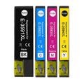1 Set of 4 Ink Cartridges to replace Epson T3596 (35XL Series) Compatible/non-OEM from Go Inks (4 Inks) Black/Cyan/Magenta