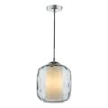 Dar Lighting Majella Ceiling Pendant Light In Polished Chrome Finish With Smoked Glass