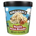 Ben & Jerry's Vanilla Pecan Blondie Ice Cream Tub, 465ml