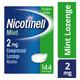 Nicotinell Nicotine Lozenge Stop Smoking Sugar Free Mint 2mg 144 Pack