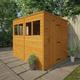 12'x6' Sunlit Pent Shed (Extra Windows) - Custom Garden Sheds - TigerFlex Fast Delivery - 0% Finance - Buy Now Pay Later - Tiger Sheds