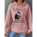 I Do It Because I Can I Can Because I Want To I Want To Because You Said I Couldn't Animal Cat Graphic Animal Simple Hoodie