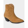 Joe Browns Suede Western Ankle Boots - Brown, Brown, Size 4, Women