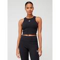 adidas Originals Rib Tank - Black, Black, Size 2Xl, Women