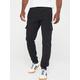 adidas Originals Men's Essential Trefoil Cargo Pants - Black/White, Black/White, Size S, Men