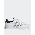 adidas Originals Mens Superstar Trainers - White/Grey, White/Grey, Size 11, Men