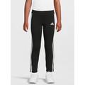 adidas Sportswear Kids Essentials Leggings - Black/White, Black/White, Size 4-5 Years