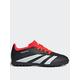 adidas Junior Predator Club Turf Football Boots - Black/White, Black/White, Size 5