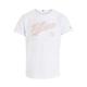 Tommy Hilfiger Girls Hilfiger Script Short Sleeve T-shirt - White, White, Size Age: 8 Years, Women