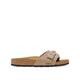 Birkenstock Pula Braided Suede Sandals - Taupe, Grey, Size 3, Women